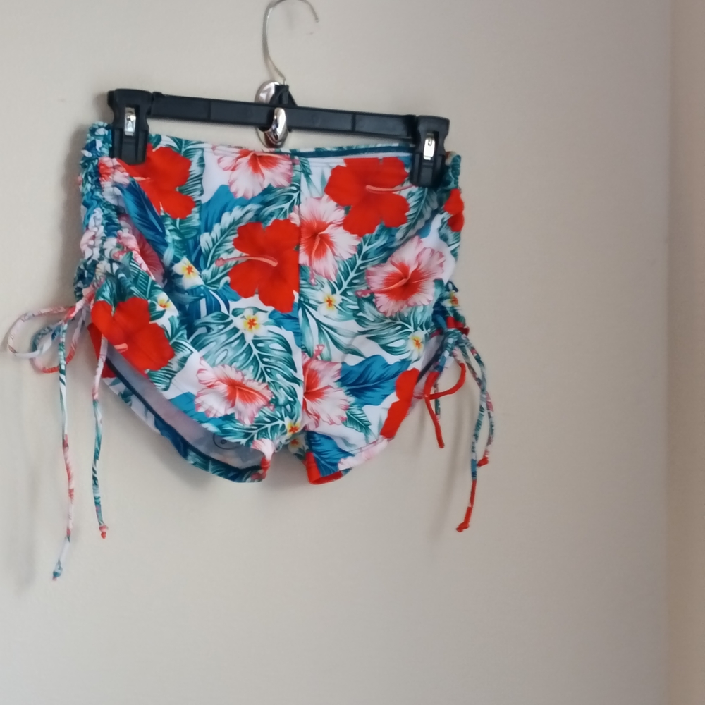 Unbranded Swimsuit Bottom Women L Tropical Floral Beach Vacation Pool Resort